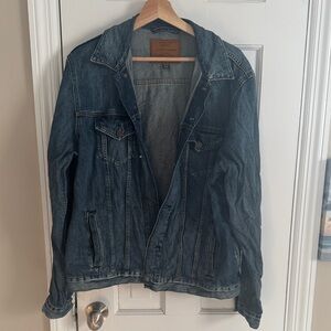 Lucky Brand Men's Dark Blue Denim Jacket